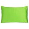 Homeroots 20 x 26 in. Bright Green Dreamy Silky Satin Standard Size Pillowcases 387869 - alternate 1
